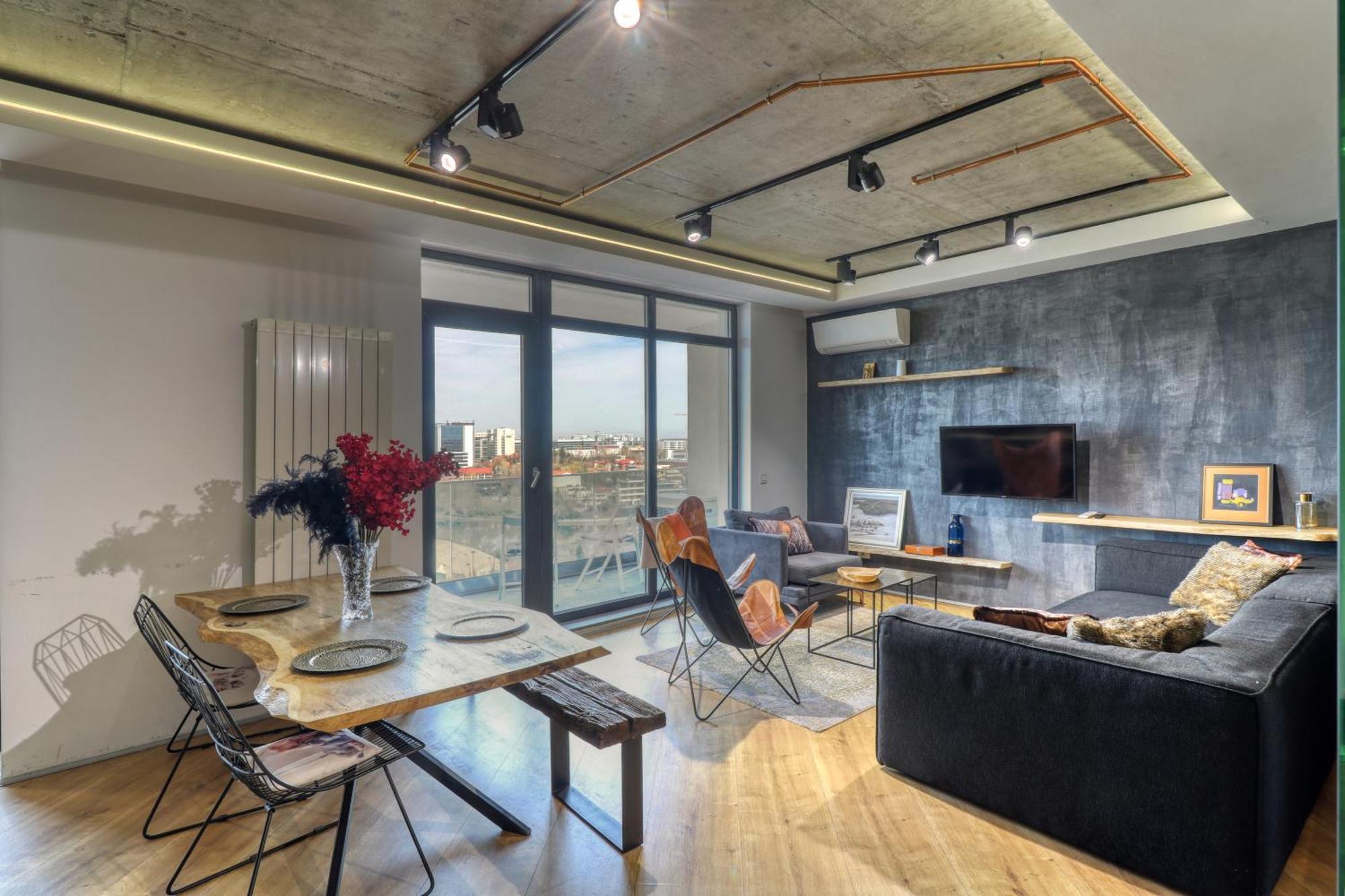 Penthouse Floreasca Bucureşti Eksteriør bilde