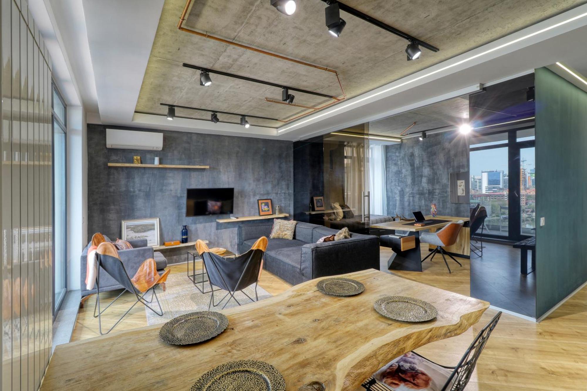 Penthouse Floreasca Bucureşti Eksteriør bilde